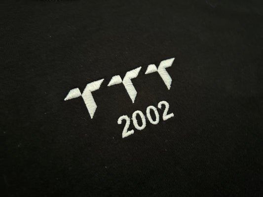 Terrorhythm "2002" Embroidered Boxy Tee